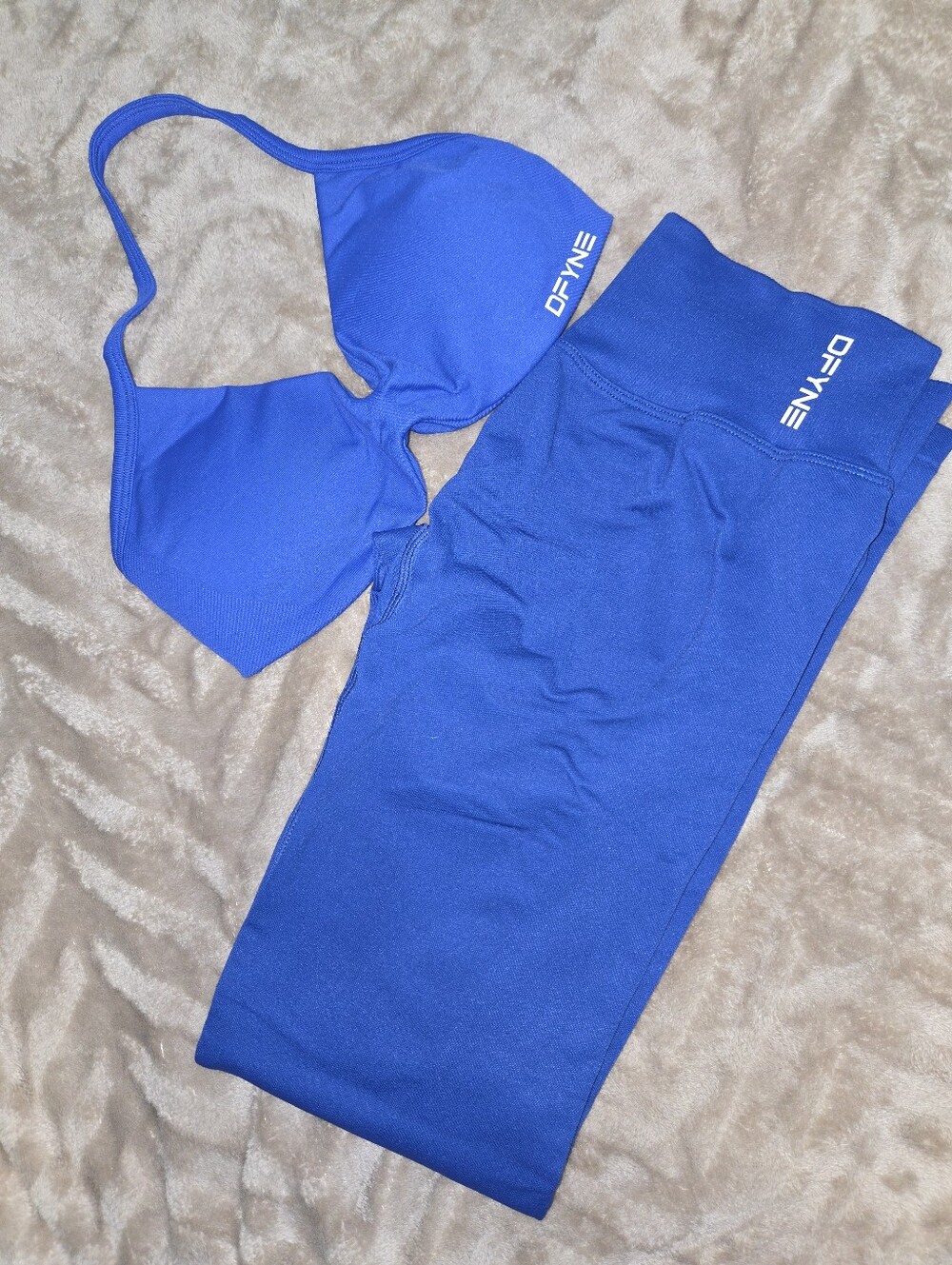 DFYNE Blue Impact Strappy Bra Medium